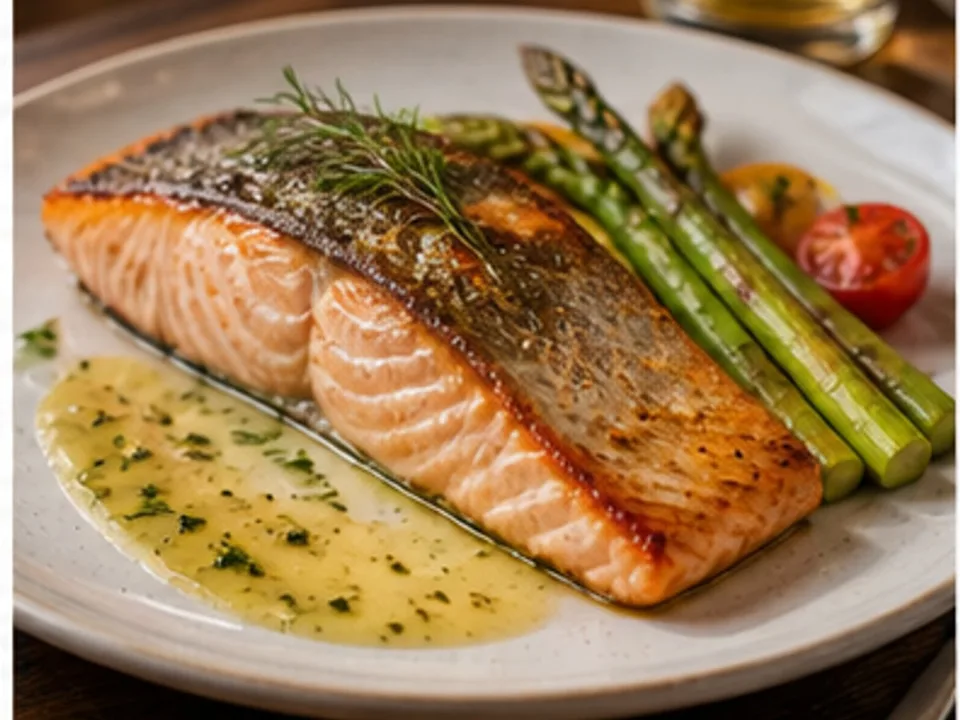 Gegrillter Lachs