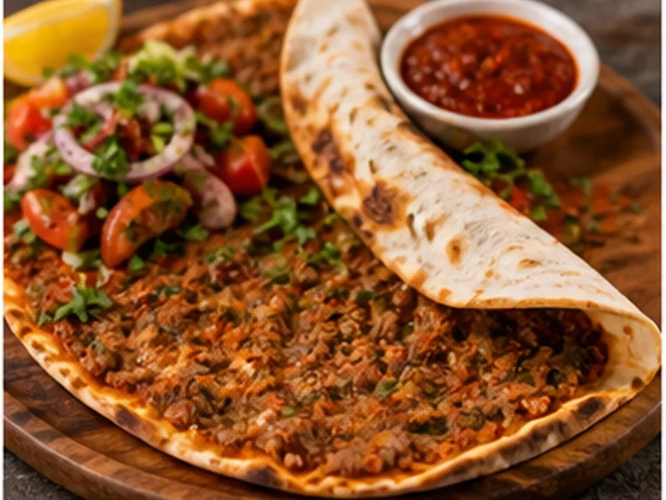 Scharfer Lahmacun